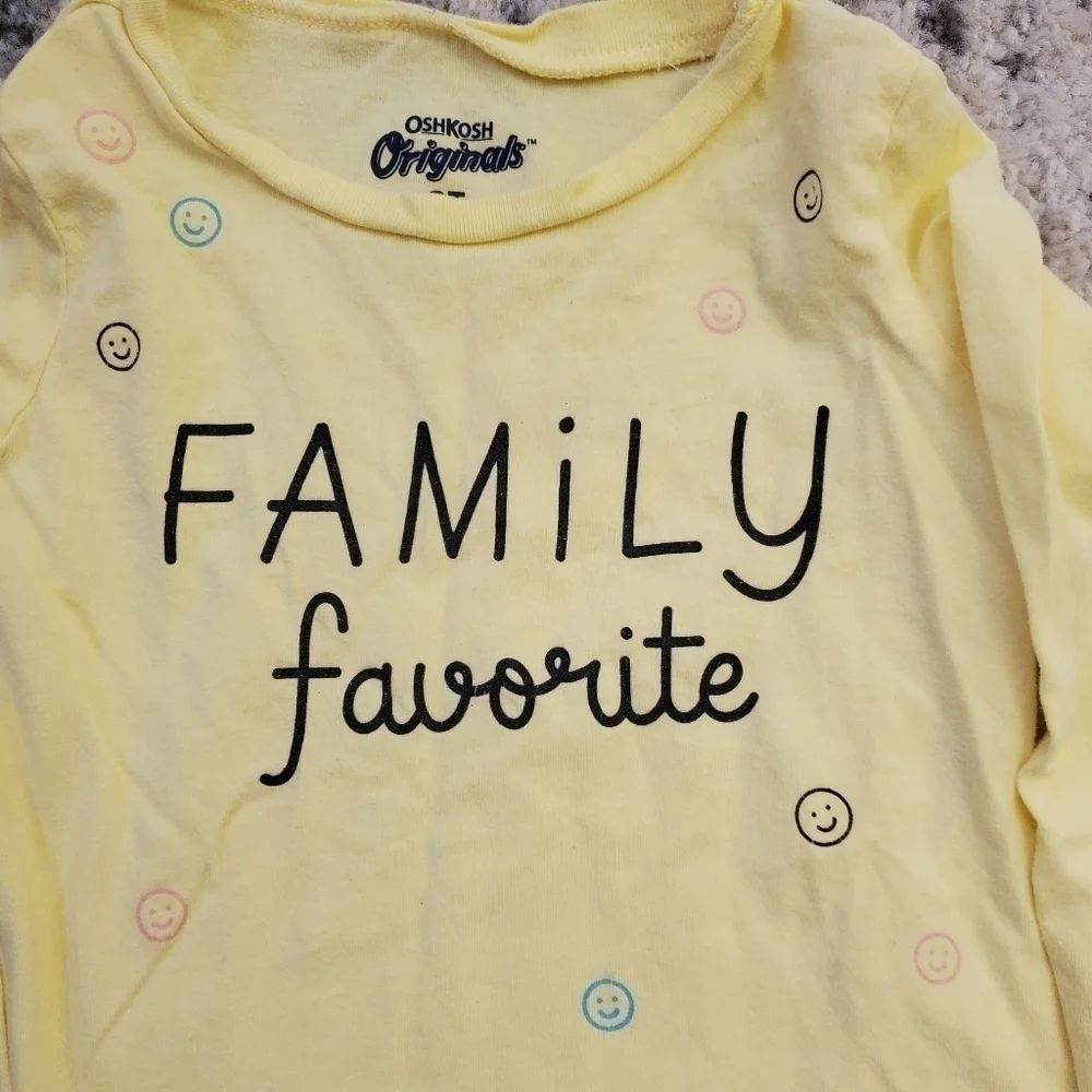 Oshkosh Family Favorite‎ Long Sleeve Top 3T Toddler